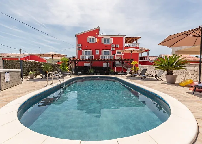 别墅 Luxury With A Swimming Pool Turanj, Biograd - 18274 圣菲利普雅科夫